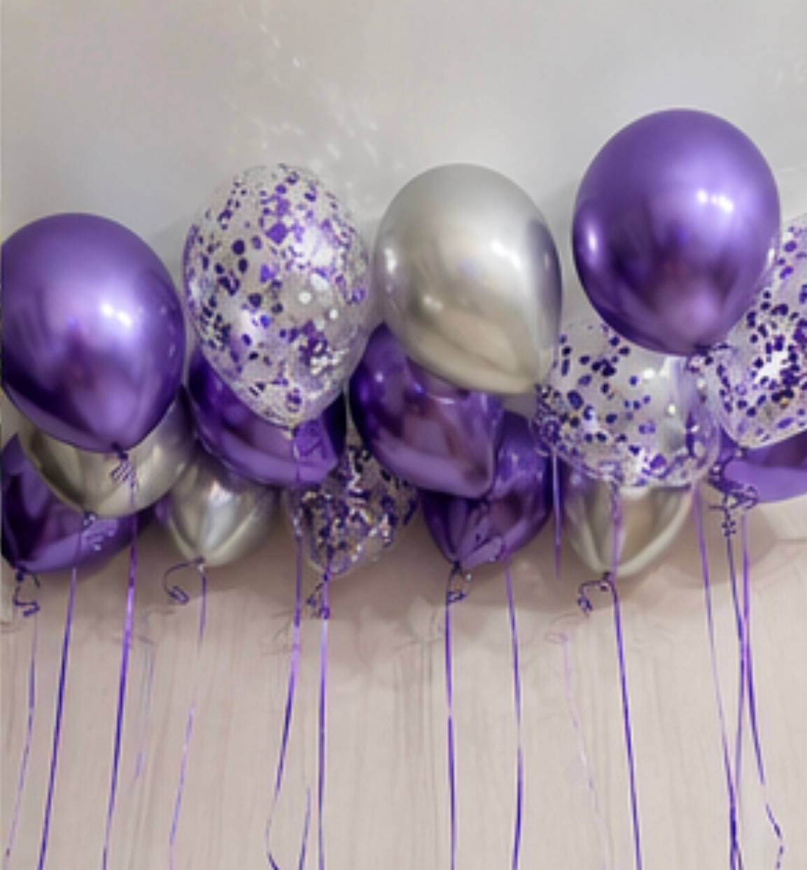 Шары под потолок «Фиолетовая симфония»